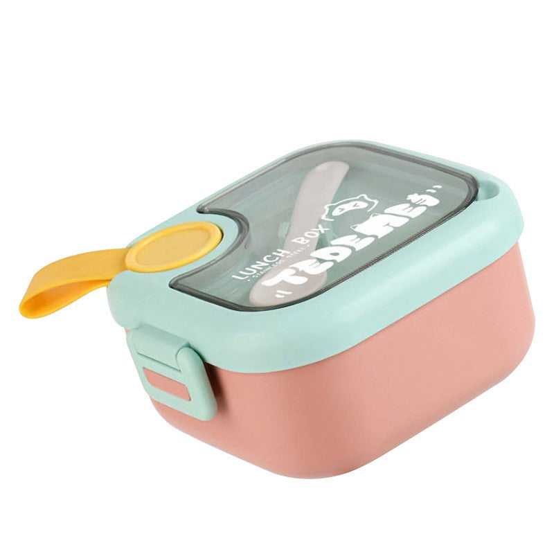 Caserola Pentru Copii Lunch Box, 750 Ml, Doua Boluri, Lingura, Foarfeca Din Plastic, Rezistenta La Scurgeri - vivimall.ro