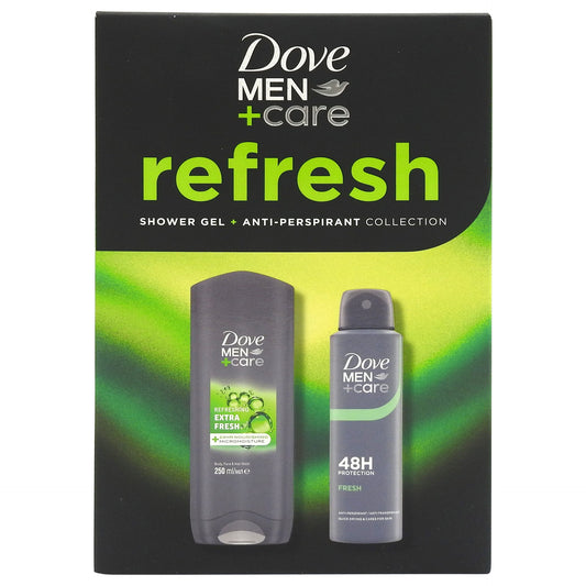 Caseta Cadou, Dove, Gel de Dus 250 ml, Deo150 ml Men Care Refresh