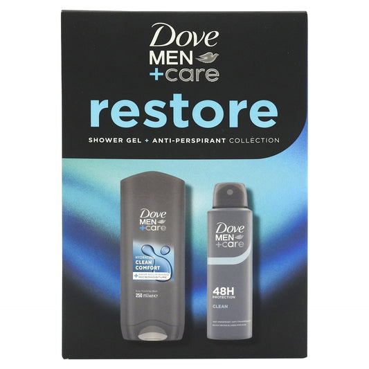 Caseta Cadou, Dove, Gel de Dus 250 ml, Deo150 ml Men Restore