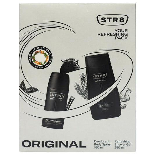 Caseta Cadou, Str8, Gel de Dus 250, Deo150 Original