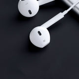 Casti Audio cu Microfon si cu Port Lightning WUW-R32 compatibile iPhone, Alb - vivimall.ro