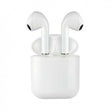 Casti Wireless Bluetooth MKJ-I9 Earbuds Flippy, Alb - vivimall.ro