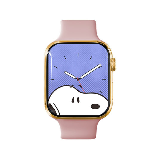 Ceas Smartwatch, Vivimall, S9 Max Business Edition, tehnologie NFC, Apeluri Bluetooth, incarcare Wireless, afisaj 2.01 inch, rezolutie 240 x 296 mm, 10+ zile Autonomie, Auriu - vivimall.ro