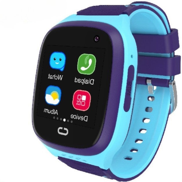 Ceas Smartwatch Pentru Copii LT31E-4G cu Functie Telefon, Localizare GPS, Istoric traseu, Apel de Monitorizare, Camera, Albastru - vivimall.ro