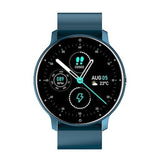 Ceas smartwatch si bratara fitness Flippy ZL02D, oxigen, ritm cardiac, pedometru, notificari, IP67, Compatibil cu Android/iOS, vibratii, multi sport, Albastru inchis - vivimall.ro