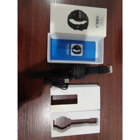 Ceas smartwatch si bratara fitness Flippy ZL02D, oxigen, ritm cardiac, pedometru, notificari, IP67, Compatibil cu Android/iOS, vibratii, multi sport, Negru - vivimall.ro