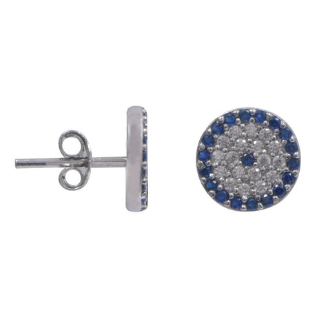 Cercei Argint 925 Banuti cu Pietre Albastre - vivimall.ro