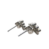 Cercei Argint 925 Coronita Cu 5 Pietre