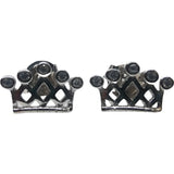 Cercei Argint 925 Coronita cu 5 Pietre - vivimall.ro