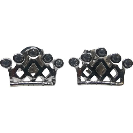 Cercei Argint 925 Coronita cu 5 Pietre - vivimall.ro