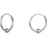 Cercei Argint 925 Creole 10 mm Biluta - vivimall.ro