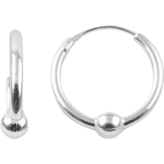 Cercei Argint 925 Creole 10 mm Biluta - vivimall.ro