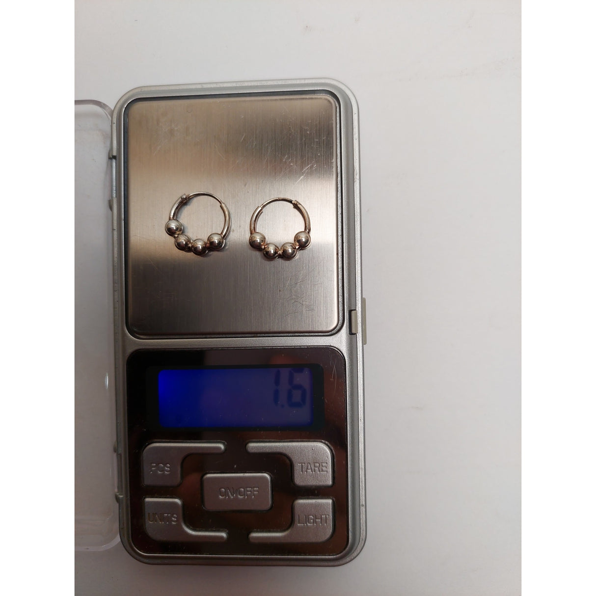 Cercei Argint 925 Creole 12 Mm Cu 4 Bilute, Jolie Silver, 1.6G