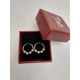 Cercei Argint 925 Creole 12 Mm Cu 4 Bilute, Jolie Silver, 1.6G