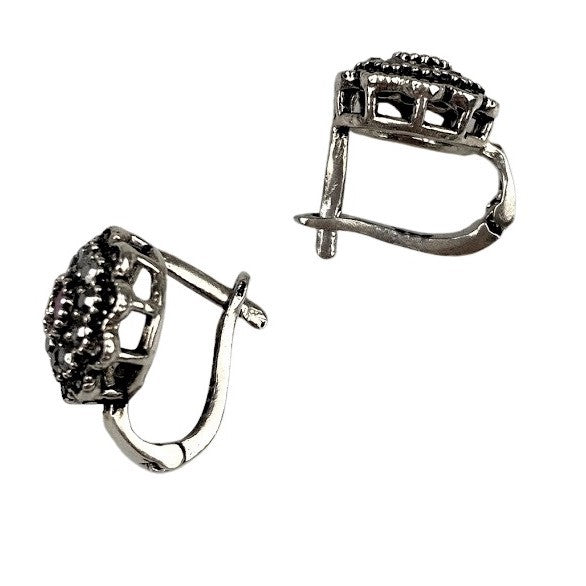 Cercei Argint 925 Cu Zirconiu Si Marcasite