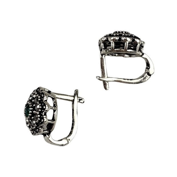 Cercei Argint 925 Cu Zirconiu Si Marcasite