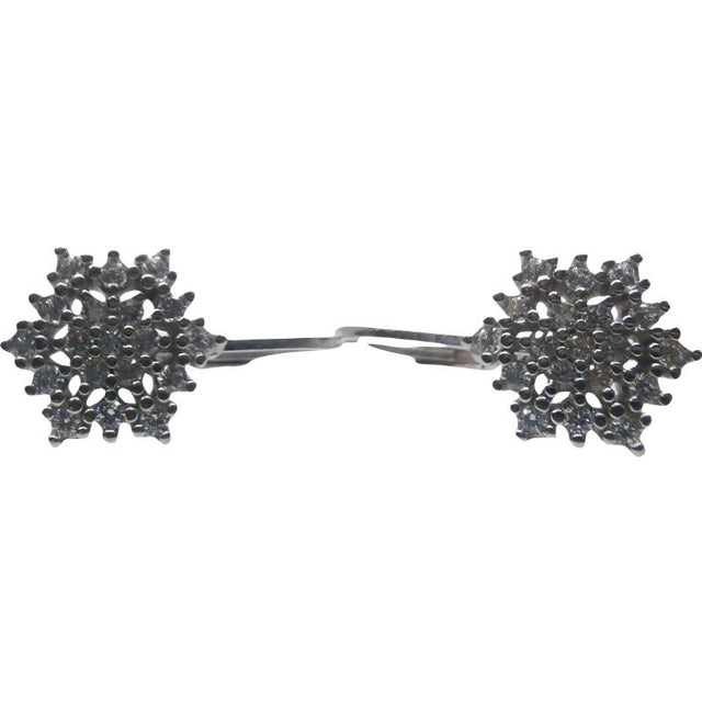 Cercei Argint 925 Fulg de Nea Tortita Mare - vivimall.ro