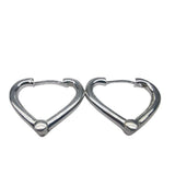 Cercei Argint 925 Inima Contur - vivimall.ro