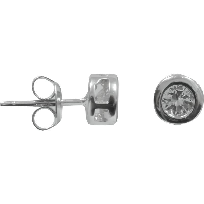 Cercei Argint 925 Rotunzi Cu Zirconiu