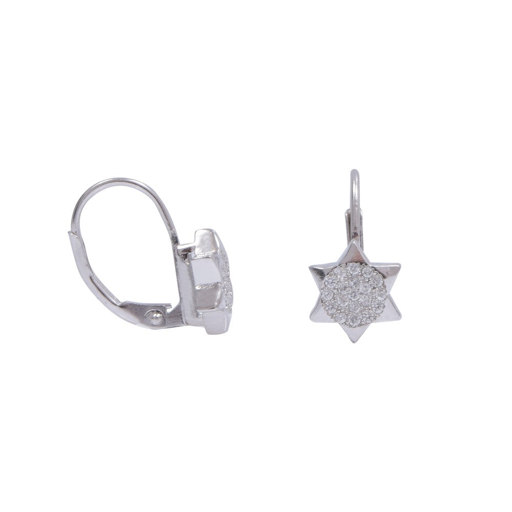 Cercei Argint 925 Soare Cu Zirconii
