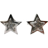 Cercei Argint 925 Steluta in Relief - vivimall.ro