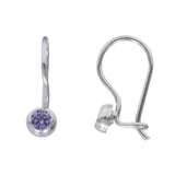 Cercei Argint 925 Tortita cu Zirconiu - vivimall.ro