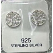 Cercei Din Argint 925, Copacel In Cerc, Jolie Silver - vivimall.ro