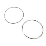 Cercei din Argint 925 Creole 40 mm - vivimall.ro