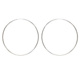 Cercei din Argint 925 Creole 40 mm - vivimall.ro