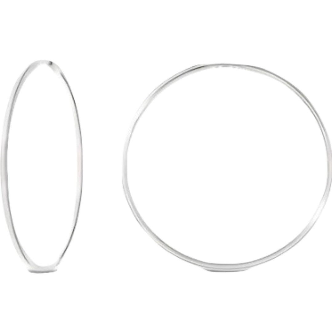 Cercei din Argint 925 Creole 60 mm - vivimall.ro