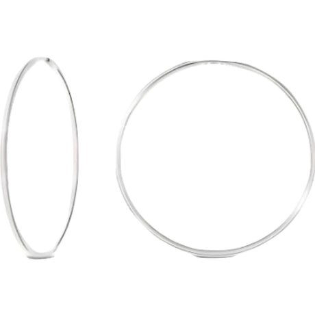 Cercei din Argint 925 Creole 60 mm - vivimall.ro