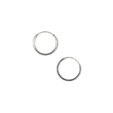 Cercei din Argint 925 Creole Mici 10 mm - vivimall.ro