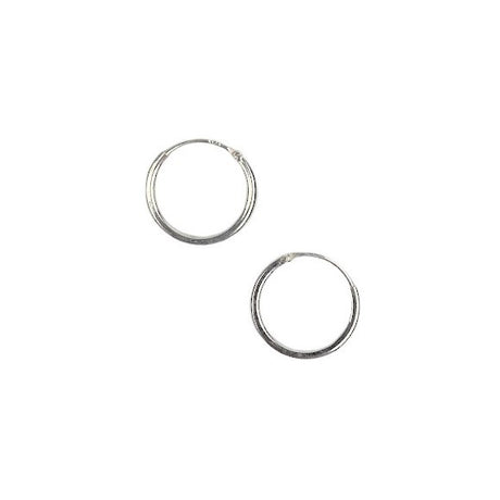 Cercei din Argint 925 Creole Mici 10 mm - vivimall.ro