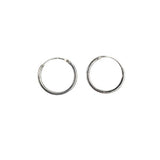 Cercei din Argint 925 Creole Mici 10 mm - vivimall.ro