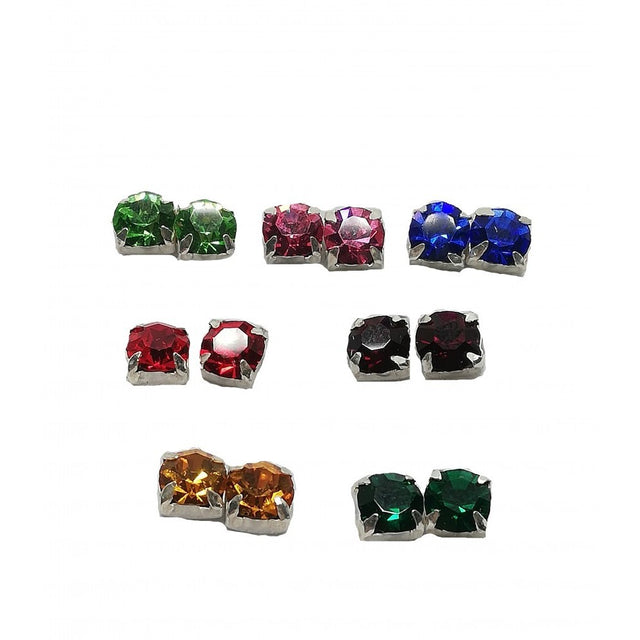 Cercei din Argint 925 cu Zirconiu Colorat - vivimall.ro