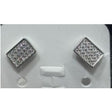 Cercei Din Argint 925, Dreptunghi Pietre, Jolie Silver - vivimall.ro