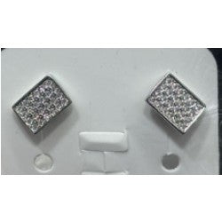 Cercei Din Argint 925, Dreptunghi Pietre, Jolie Silver - vivimall.ro