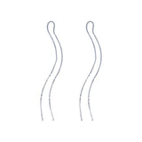 Cercei Din Argint 925 Lungi Tip Lantisor