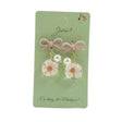 Cercei Dama de Primavara, Jolie, Model Floare in Glob, Eleganti si Moderni, 3 x 1 cm per unitate, Roz - vivimall.ro