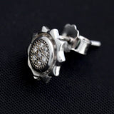 Cercei Soare cu Zirconii, Argint 925 - vivimall.ro