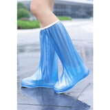 Protectie Incaltaminte pentru Ploaie si Noroi, Flippy, Impermeabila, Talpa Antiderapanta, cu Fermoar si Capsa, Inaltime 40 cm, Marime M 36-37, Albastru - vivimall.ro