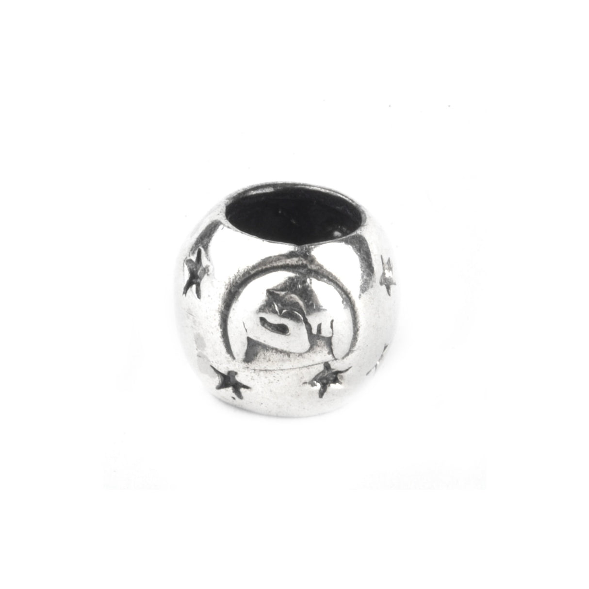 Pandantiv tip Charm luna si stele, Argint 925, 0.8 x 0.7 cm - vivimall.ro