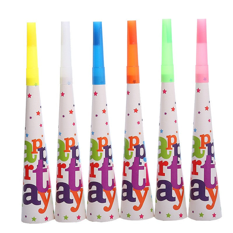 Set 6 Suflatori Happy Birthday | PartyVibe - vivimall.ro