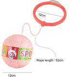 Minge Pentru Sarit, Tip Coarda Hula Hoop, Cerc 12 Cm, Coarda 52 Cm, Minge 12 X 11 Cm, Functie Iluminat, 4-6 Ani, Plastic - vivimall.ro