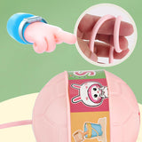 Minge Pentru Sarit, Tip Coarda Hula Hoop, Cerc 12 Cm, Coarda 52 Cm, Minge 12 X 11 Cm, Functie Iluminat, 4-6 Ani, Plastic - vivimall.ro