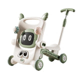 Antemergator Pentru Copii 8 In 1, Multifunctional, Cu Maner De Impingere Detasabil, Scuter, Trotineta, Scaun Reglabil, Tavita Detasabila, Stabil, Antiderapant, 4 Roti, 9-12 Luni