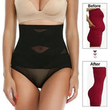 Lenjerie Modelatoare pentru Abdomen, Vivimall, cu Talie Inalta si Corset, Negru, Push-Up, Marimea L - vivimall.ro