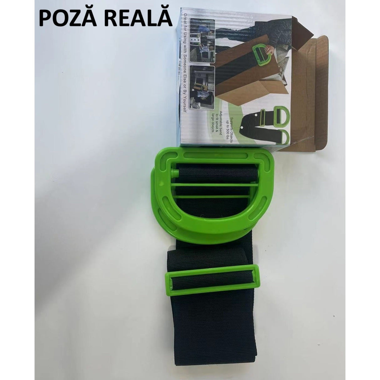 Chinga Tip Banda Elastica Pentru Transportul Obiectelor Grele, Lungime Maxima 1.7 M, Greutate De Sustinere 100 Kg, /Verde - vivimall.ro