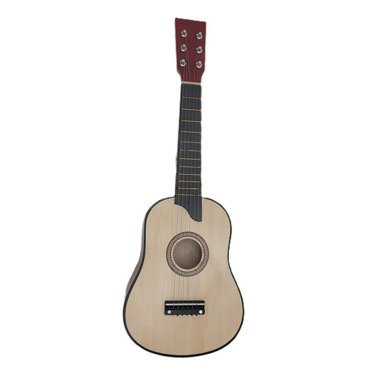 Chitara pentru Copii, Vivimall, din Lemn si Plastic, pentru Incepatori, 63.5 x 22 x 5.8 cm, Bej - vivimall.ro
