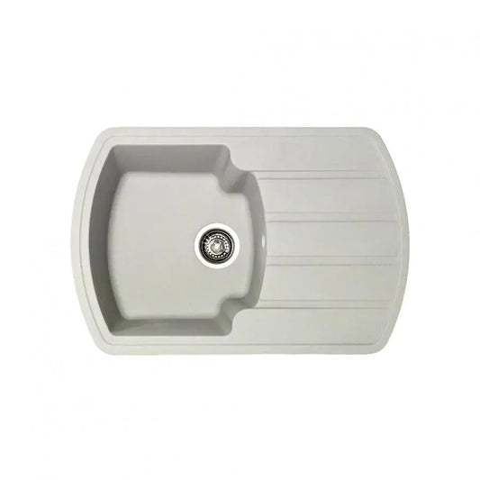 Chiuveta Bucatarie Angora, 76*50 Cm, Cuart, Satinat - vivimall.ro